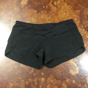 Lululemon Black Speed Up Shorts 2.5”